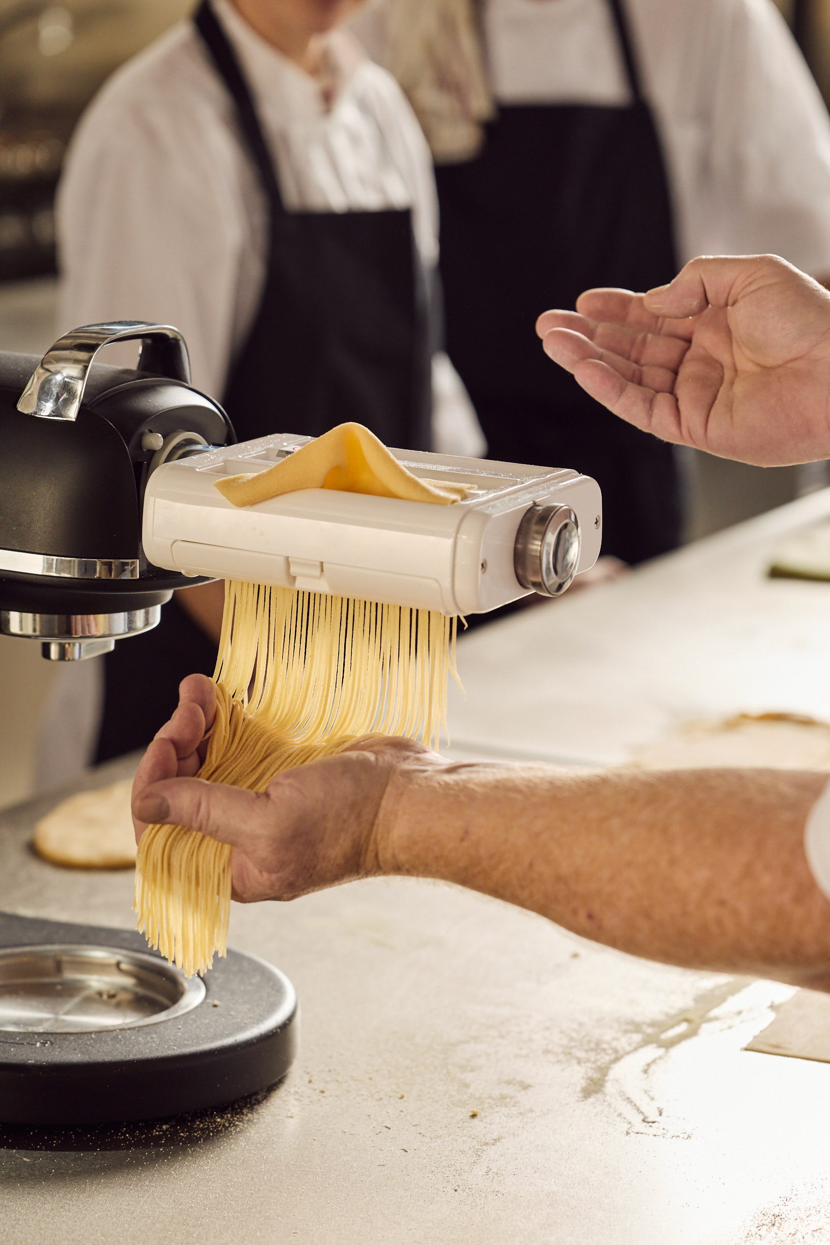 making pasta